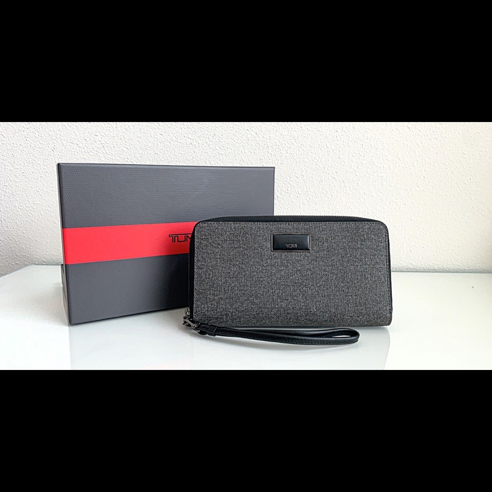 Woman’s travel passport wallet